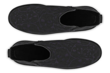 ANTIBrand The Tumbling Skulls of Darkness Chelsea Boots