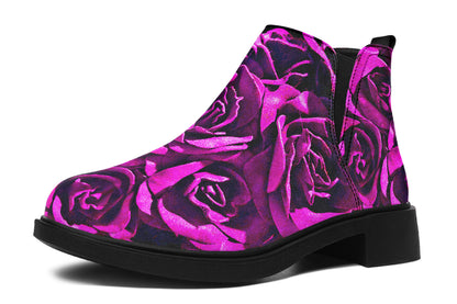 ANTIBrand – Pink Roses Chelsea Boots