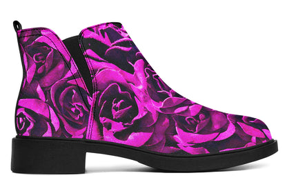 ANTIBrand – Pink Roses Chelsea Boots