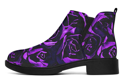 ANTIBrand – Purple Roses Chelsea Boots
