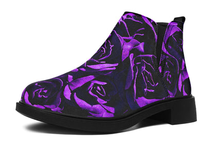 ANTIBrand – Purple Roses Chelsea Boots