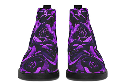 ANTIBrand – Purple Roses Chelsea Boots