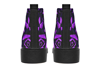ANTIBrand – Purple Roses Chelsea Boots