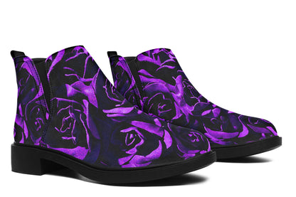 ANTIBrand – Purple Roses Chelsea Boots