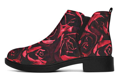 ANTIBrand – Red Roses Chelsea Boots