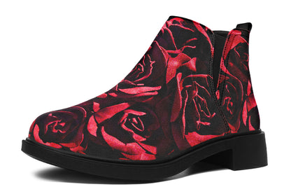 ANTIBrand – Red Roses Chelsea Boots