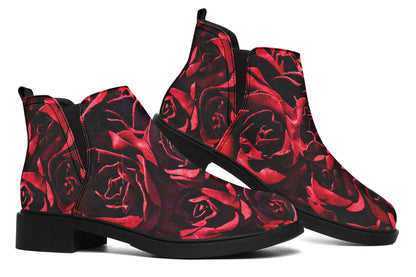 ANTIBrand – Red Roses Chelsea Boots
