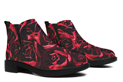 ANTIBrand – Red Roses Chelsea Boots