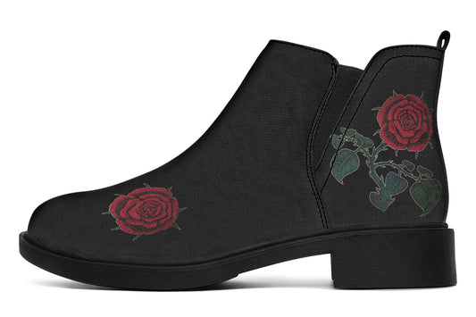 ANTIBrand – Rose Painting Chelsea Boots