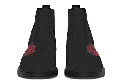 ANTIBrand – Rose Painting Chelsea Boots