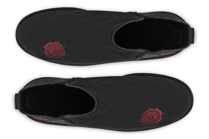 ANTIBrand – Rose Painting Chelsea Boots