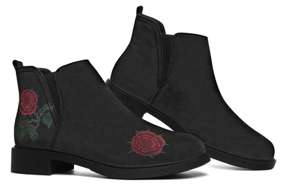 ANTIBrand – Rose Painting Chelsea Boots