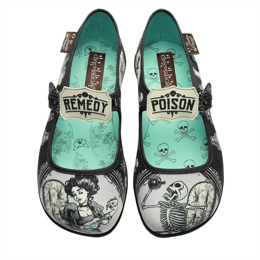 Chocolaticas® Drug Store Women's Mary Jane Flat - Kate's Clothing