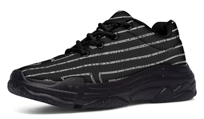 ANTIBrand Big Bat Haus Pinstripe Chunky Trainers