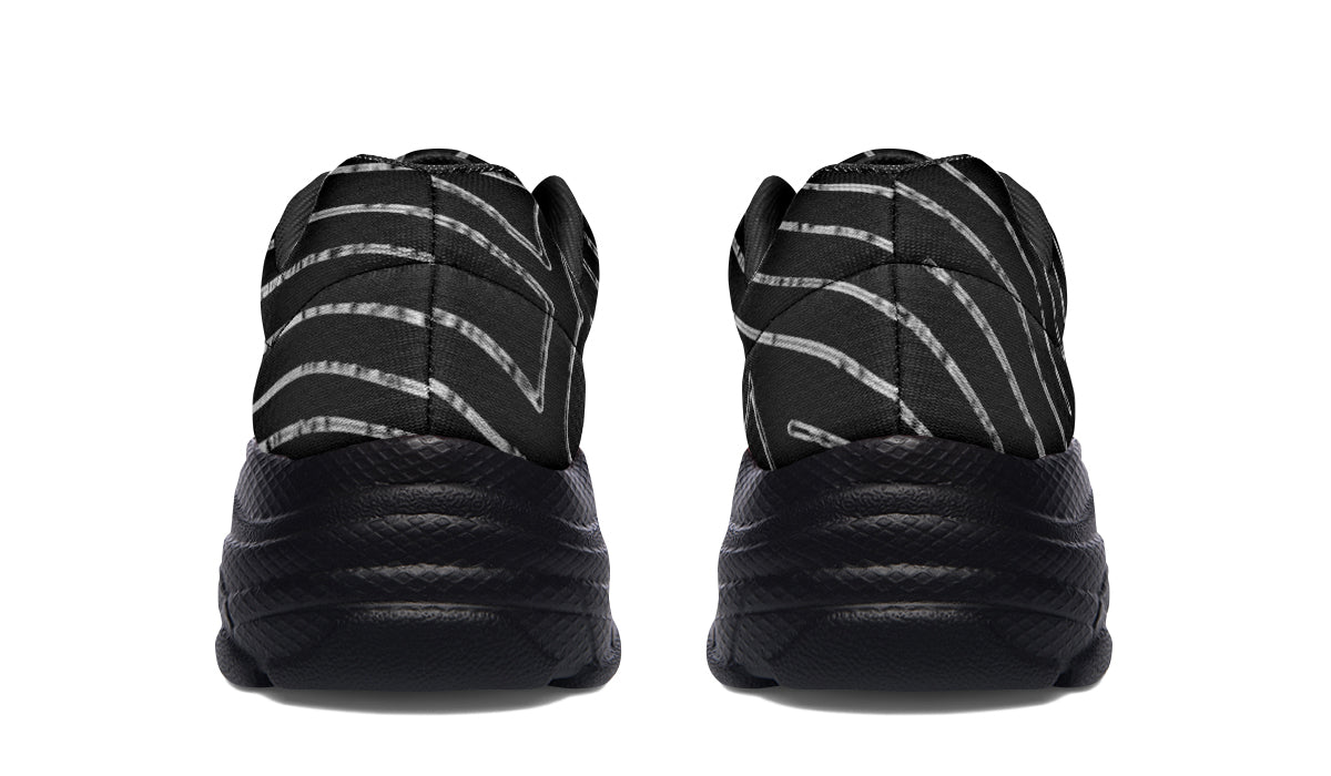 ANTIBrand Big Bat Haus Pinstripe Chunky Trainers