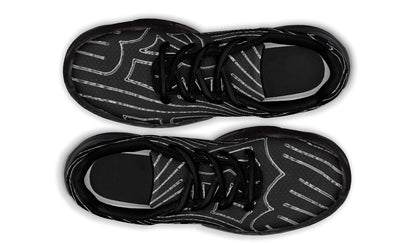 ANTIBrand Big Bat Haus Pinstripe Chunky Trainers