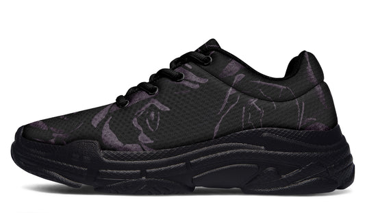 ANTIBrand – Blackest Roses Chunky Trainers