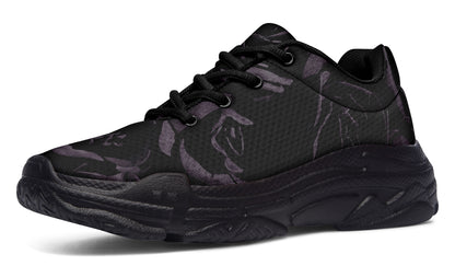 ANTIBrand – Blackest Roses Chunky Trainers