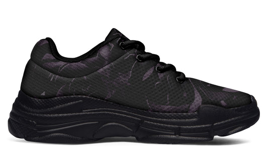 ANTIBrand – Blackest Roses Chunky Trainers