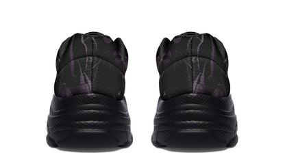 ANTIBrand – Blackest Roses Chunky Trainers