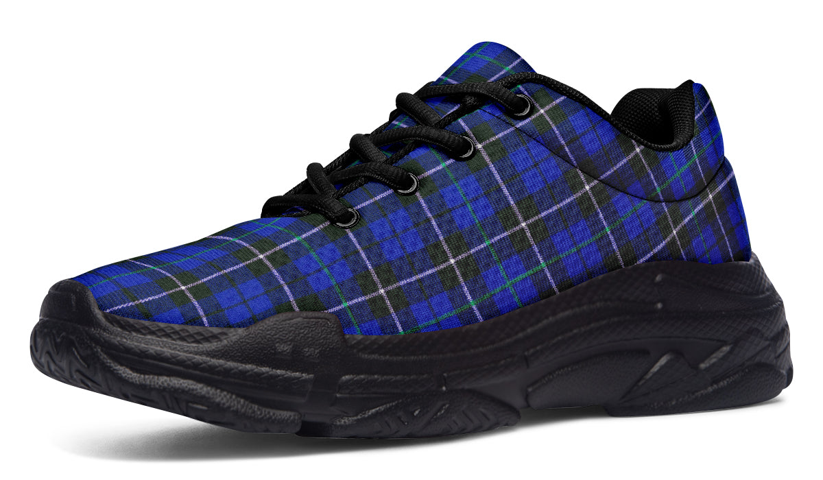 ANTIBrand ChunkySneakers – Blue Tartan