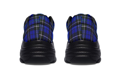 ANTIBrand ChunkySneakers – Blue Tartan