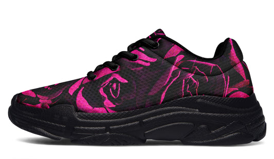 ANTIBrand Chunky Trainers – Magenta Rose Print