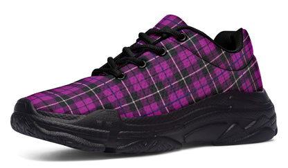 ANTIBrand Chunky Trainers – Pink Tartan Plaid