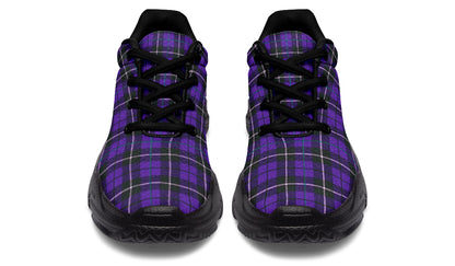ANTIBrand Chunky Trainers – Violet Tartan Plaid
