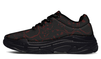 ANTIBrand The Tumbling Blood Skulls Chunky Trainers