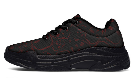 ANTIBrand The Tumbling Blood Skulls Chunky Trainers