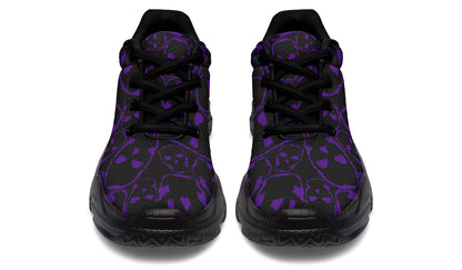 ANTIBrand The Tumbling Purple Skulls Chunky Trainers
