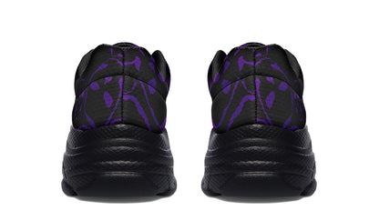 ANTIBrand The Tumbling Purple Skulls Chunky Trainers