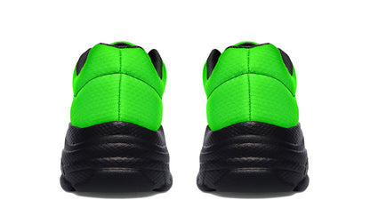 ANTIBrand Neon Green Drama Queen Chunky Trainers