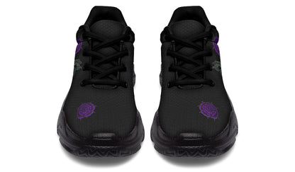 ANTIBrand Rose Painting Purple Chunky Trainers