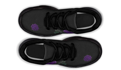 ANTIBrand Rose Painting Purple Chunky Trainers