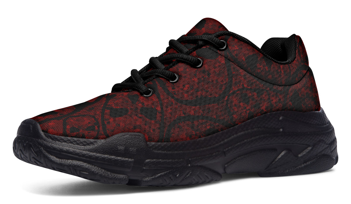 ANTIBrand Sanguine Haze Skulls Chunky Trainers