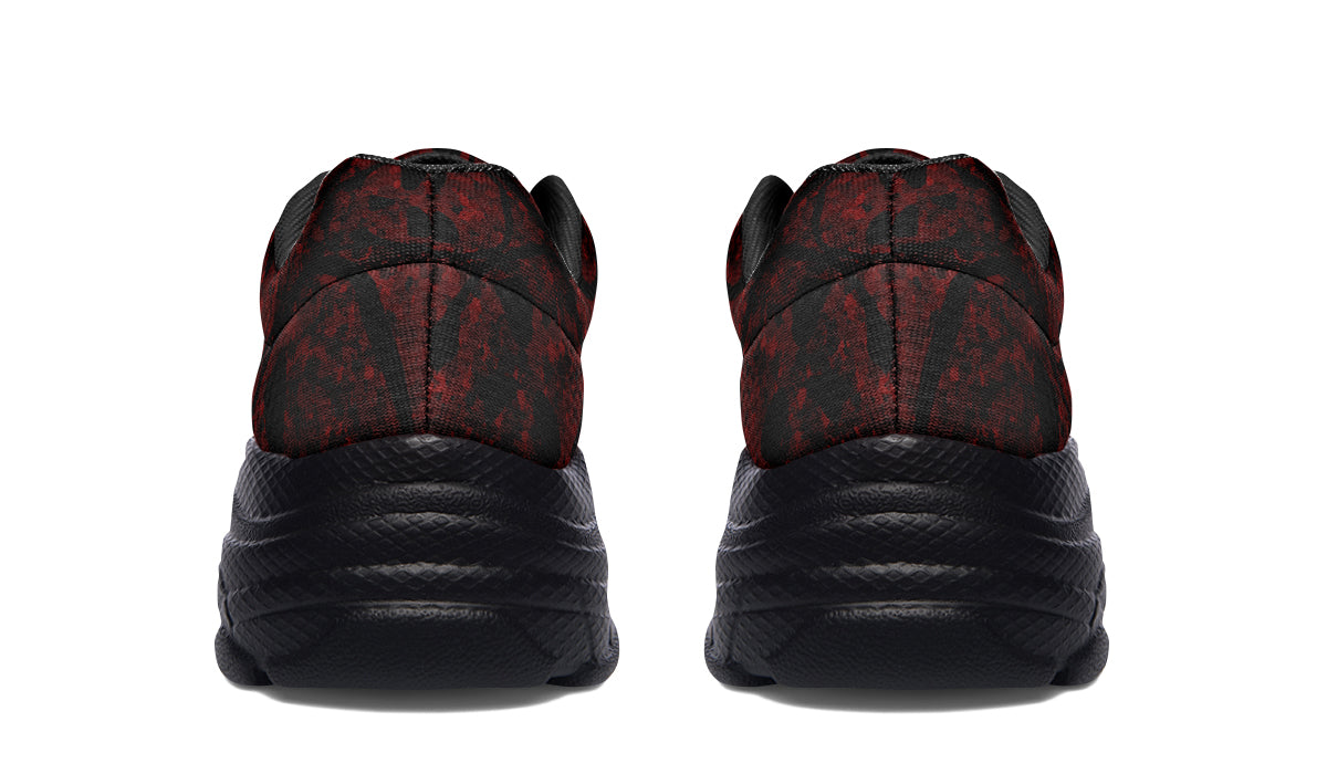 ANTIBrand Sanguine Haze Skulls Chunky Trainers