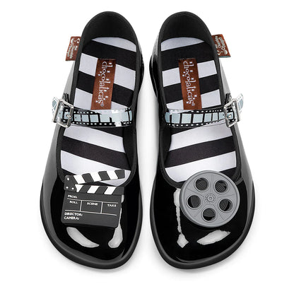 Hot Chocolate Cinema Mary Jane Flats - Kate's Clothing