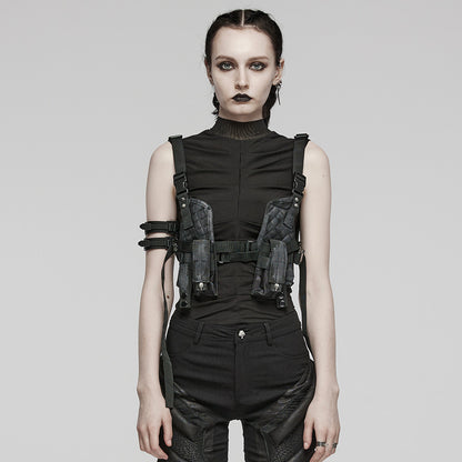 Punk Rave Clea Pocket Harness - Kate's Clothing
