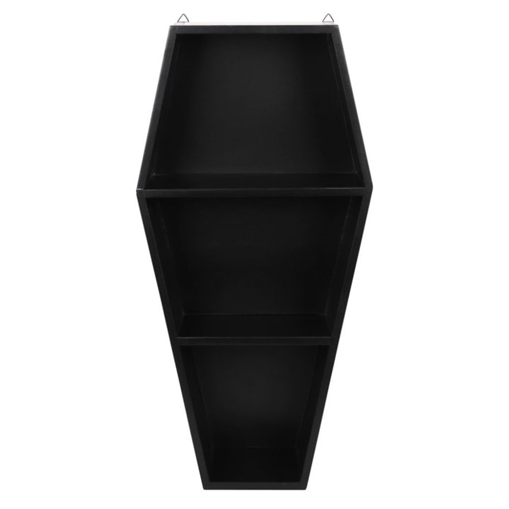 Coffin Shelf in black - Gothic Gifts Display Shelving