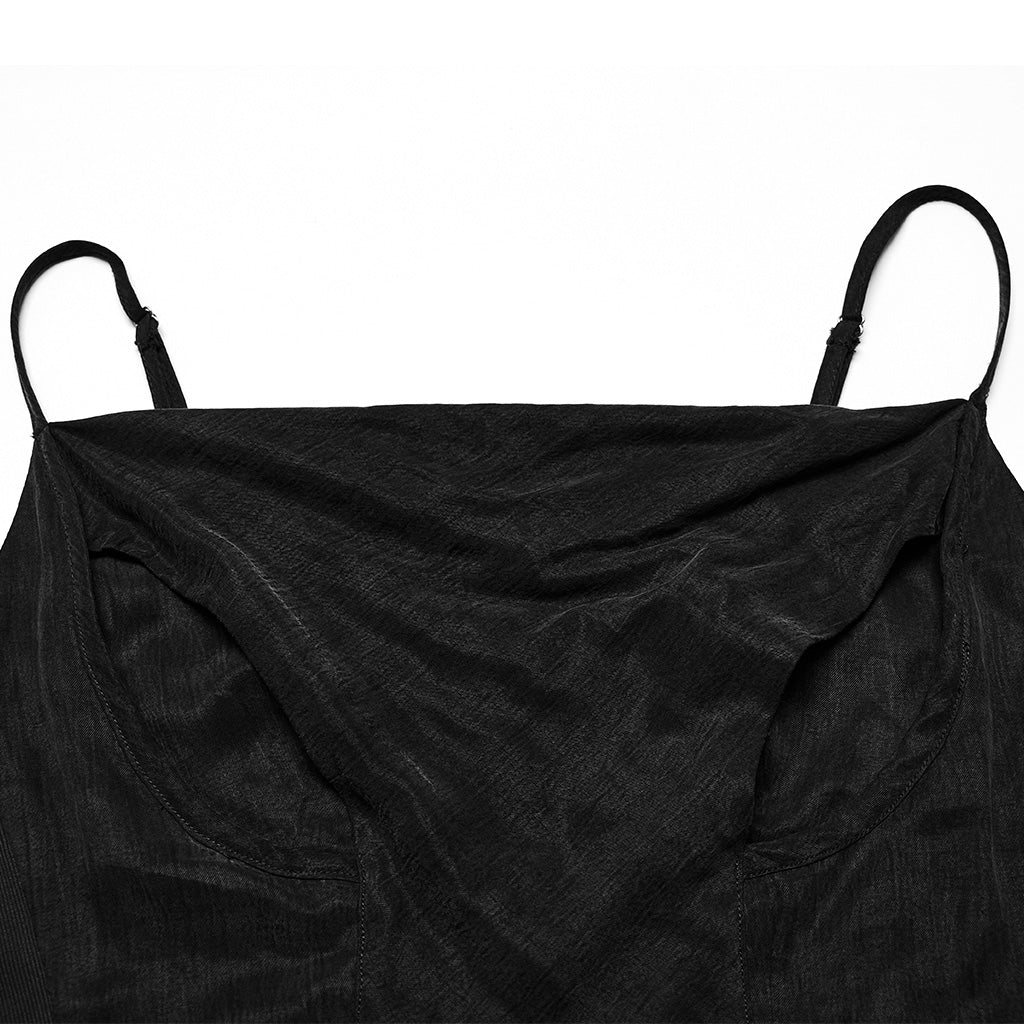 Punk Rave Cressida Spaghetti Strap Vest Top - Kate's Clothing