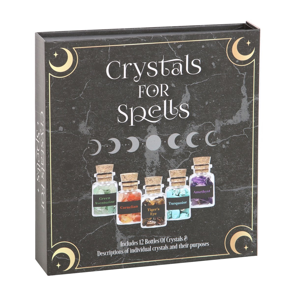 Gothic Gifts Crystals For Spells Bottle Gift Set - Kate's Clothing