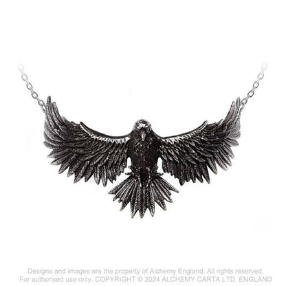 Alchemy Curse Of Coronis Pewter Pendant - Kate's Clothing