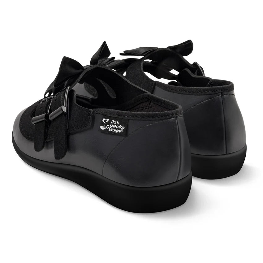 Chocolaticas® Dark Heart Women's Mary Jane Flat Shoes