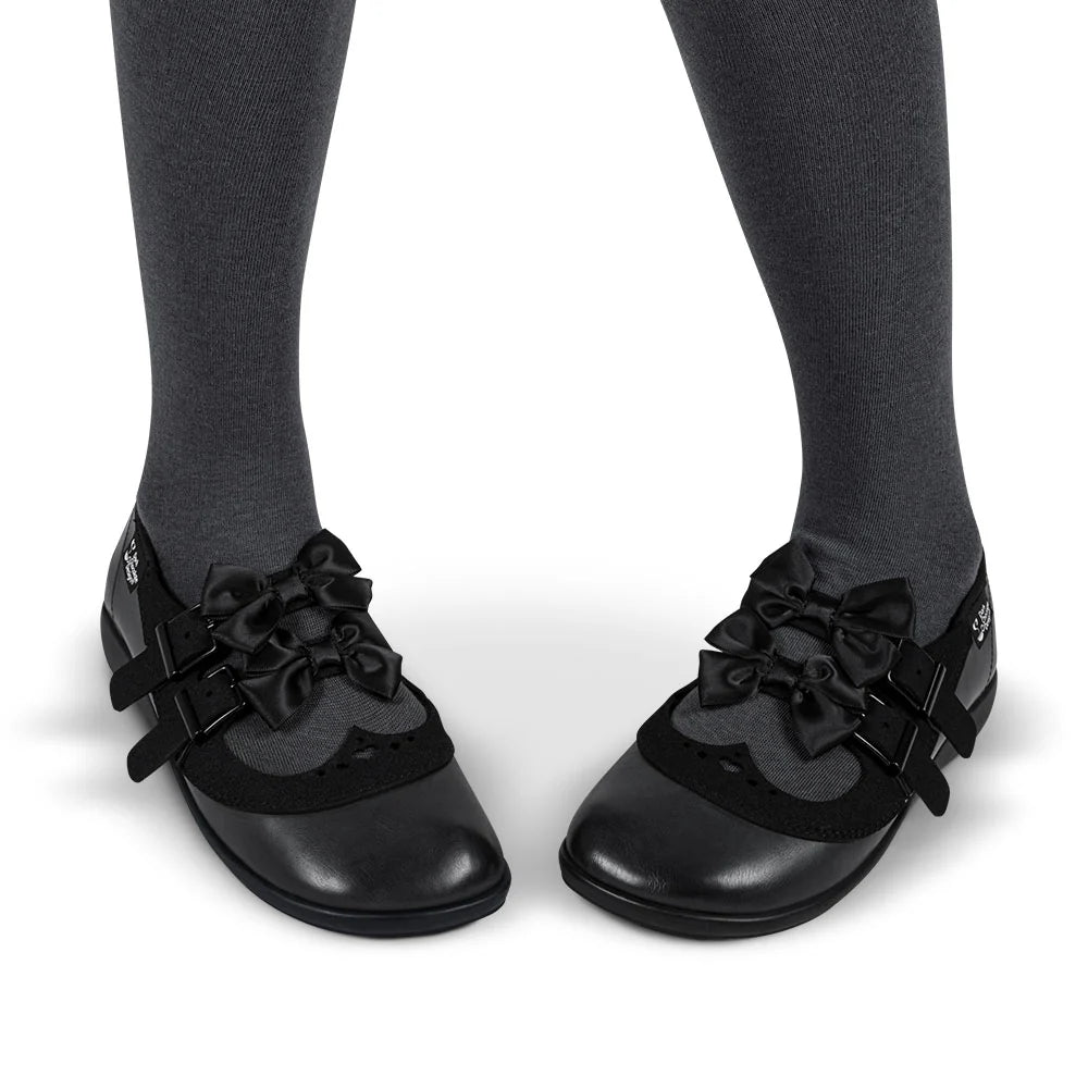 Chocolaticas® Dark Heart Women's Mary Jane Flat Shoes