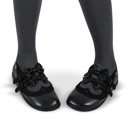 Chocolaticas® Dark Heart Women's Mary Jane Flat Shoes