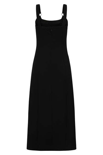 Banned Apparel Malvolia Zipped Midi Dress