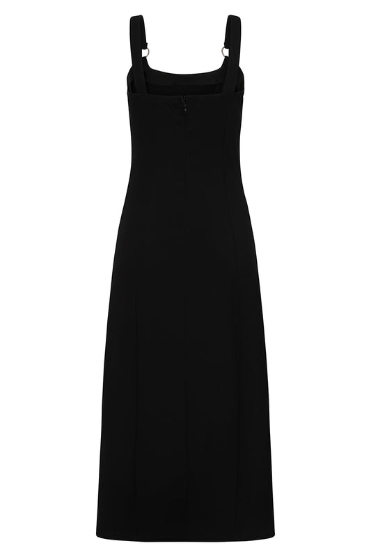 Banned Apparel Malvolia Zipped Midi Dress