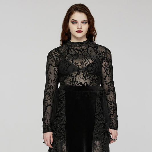Punk Rave Calista Long Sleeve Top - Kate's Clothing